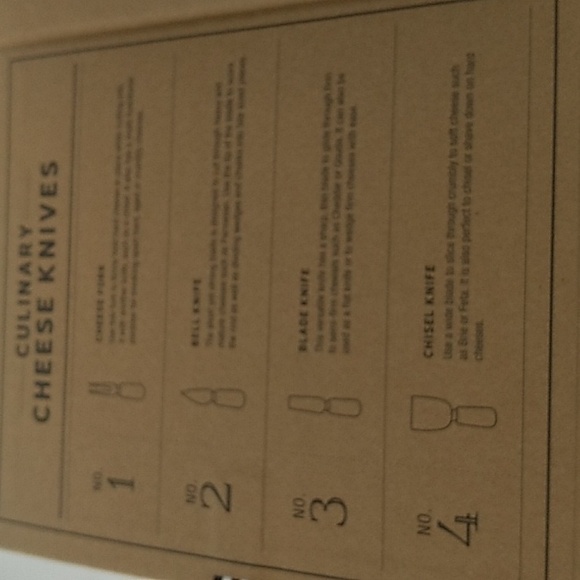 COPY - Culinary Cheese knives charcuterie board accessories - Picture 6 of 7